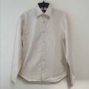 Banana Republic Light Beige Casual Button-Down Shirt